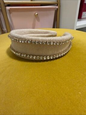 Wool Blend Faux Rhinestone Headband